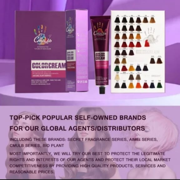 Hair Colour with different shades